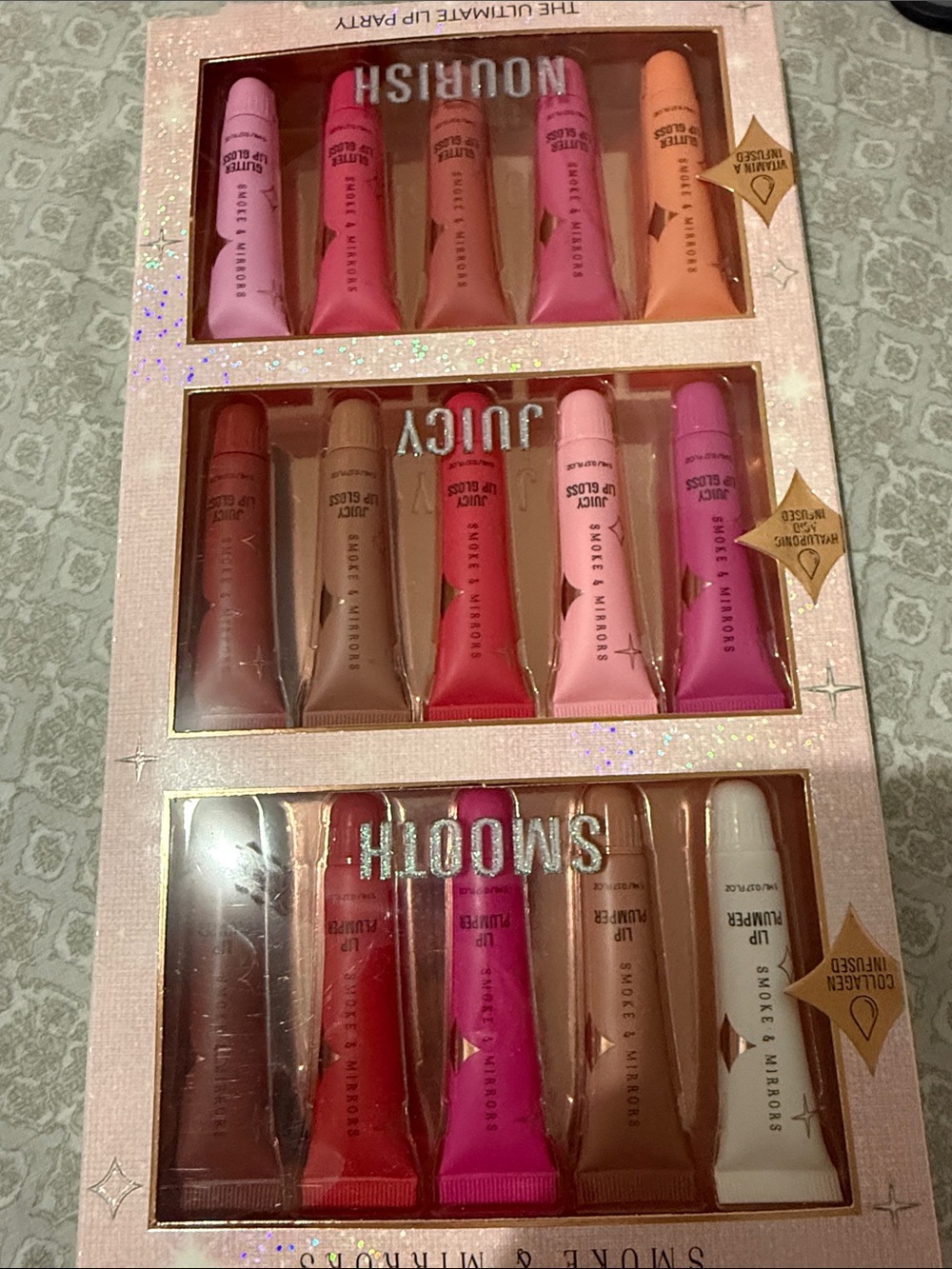 Juicy Gloss Mini Set — Assorted Pinks, Nudes & Peach